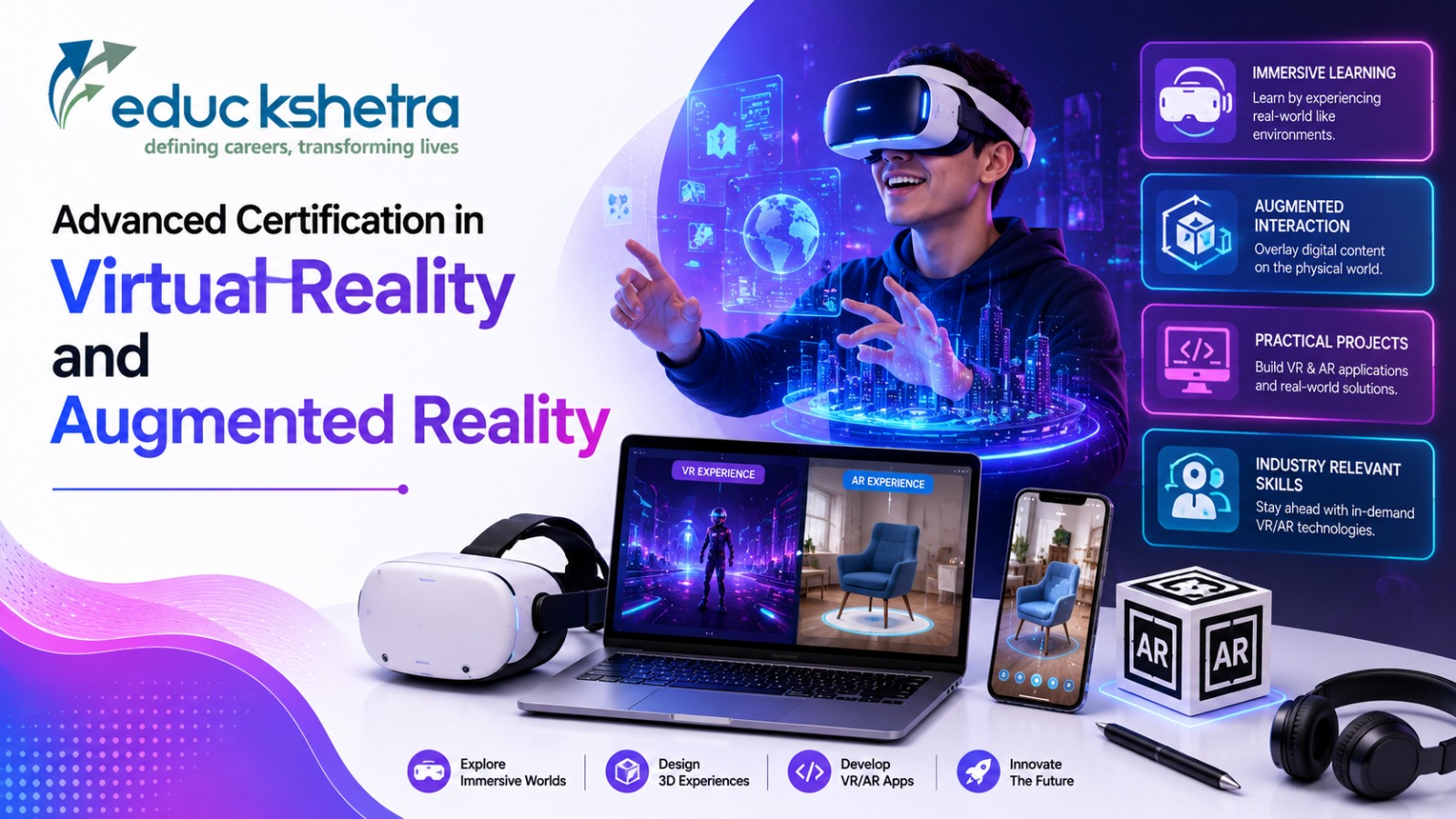 Advanced Certification in Virtual Reality and Augmented Reality
